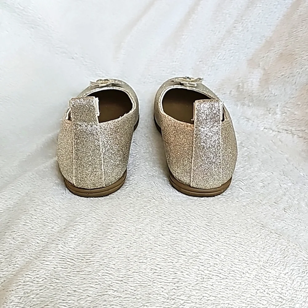 RACHEL SHOES | Toddler Girl's Glitter Gold Sparkle Formal Shoes